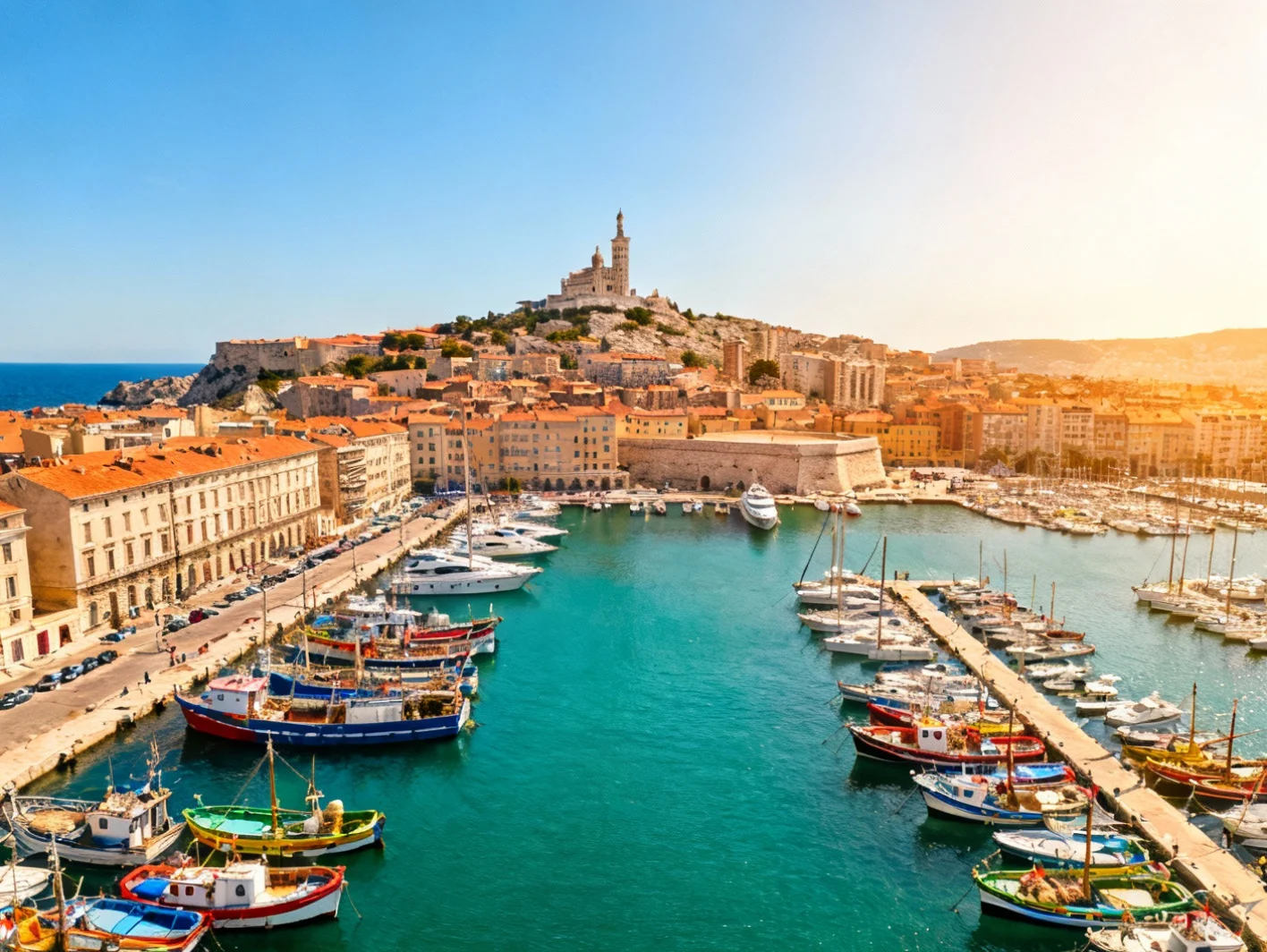 Vue sur la Méditerranée depuis les calanques